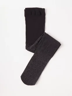 Underkläder>Lindex Glittrig Strumpbyxa Black