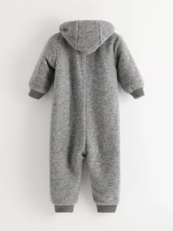 Ytterkläder>Lindex Gra Overall I Ullblandning Light Grey Melange