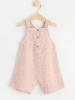 Byxor & Leggings>Lindex Hangselbyxa Med Broderie Anglaise Light Dusty Pink