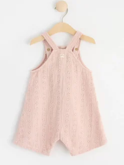 Byxor & Leggings>Lindex Hangselbyxa Med Broderie Anglaise Light Dusty Pink