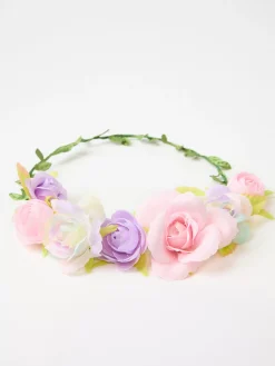 Accessoarer>Lindex Harband Med Blommor Light Pink