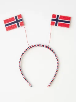 Accessoarer>Lindex Harband Med Norska Flaggor Red