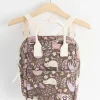 Accessoarer>Lindex Helmonstrad Kanvasryggsack Dusty Lilac