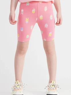 Byxor & Leggings>Lindex Helmonstrade Cykelbyxor Pink