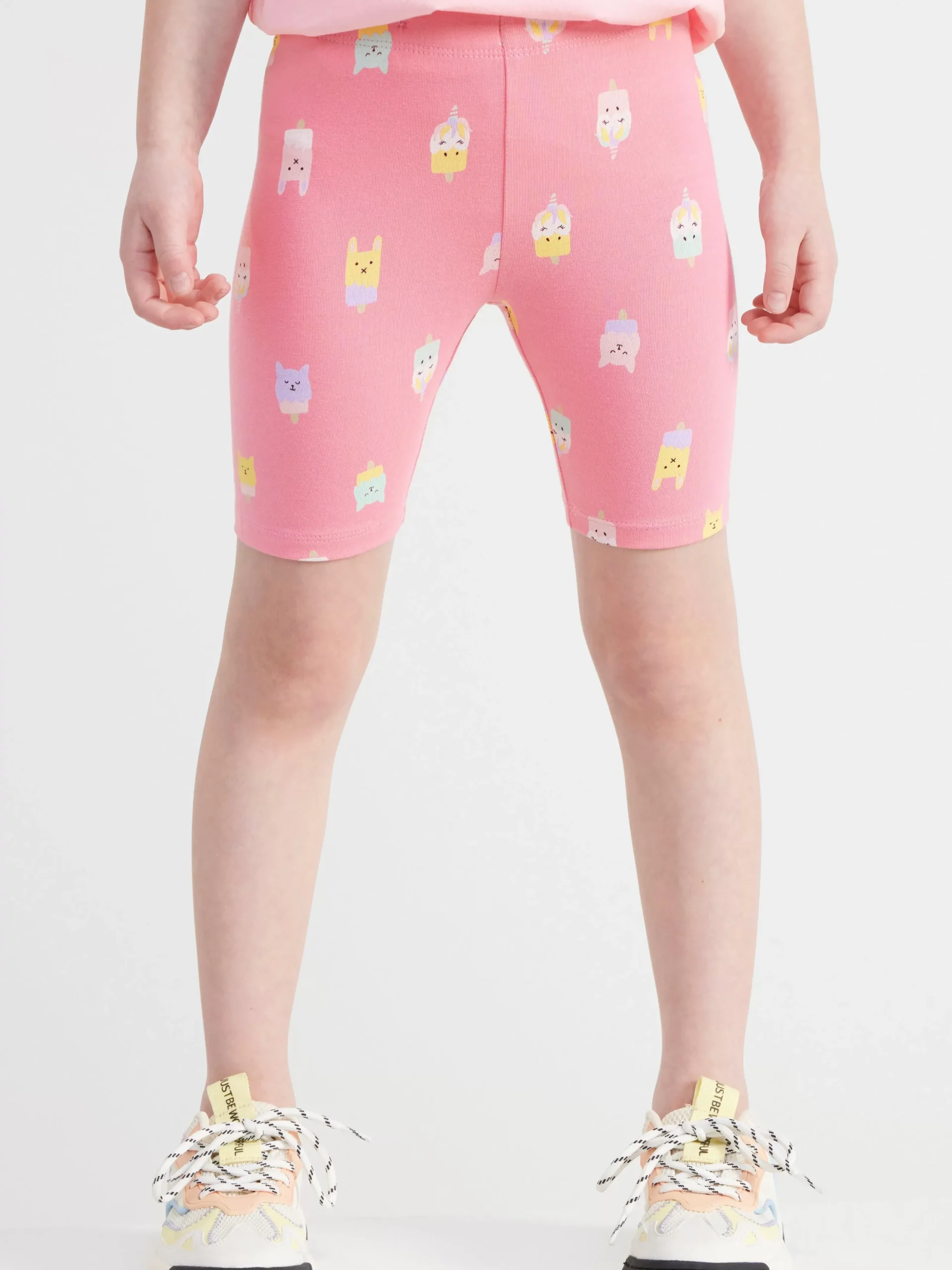 Byxor & Leggings>Lindex Helmonstrade Cykelbyxor Pink