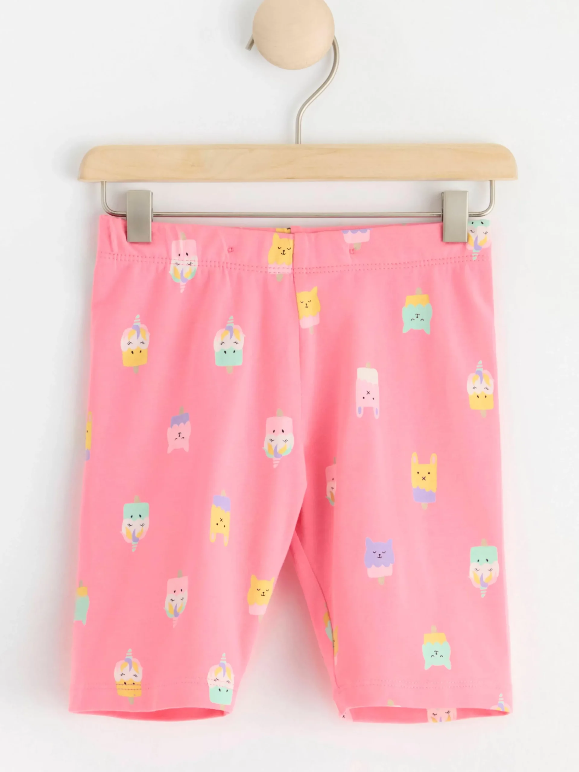 Byxor & Leggings>Lindex Helmonstrade Cykelbyxor Pink