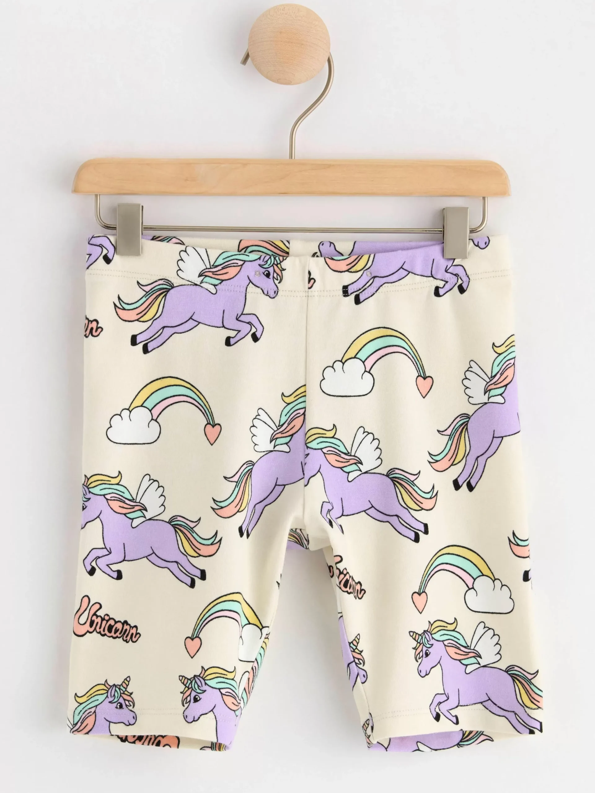 Byxor & Leggings>Lindex Helmonstrade Cykelbyxor Light Beige