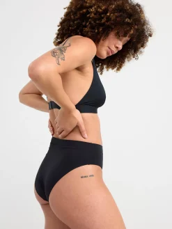 Badkläder>Lindex High Waist Bikinitrosa Black