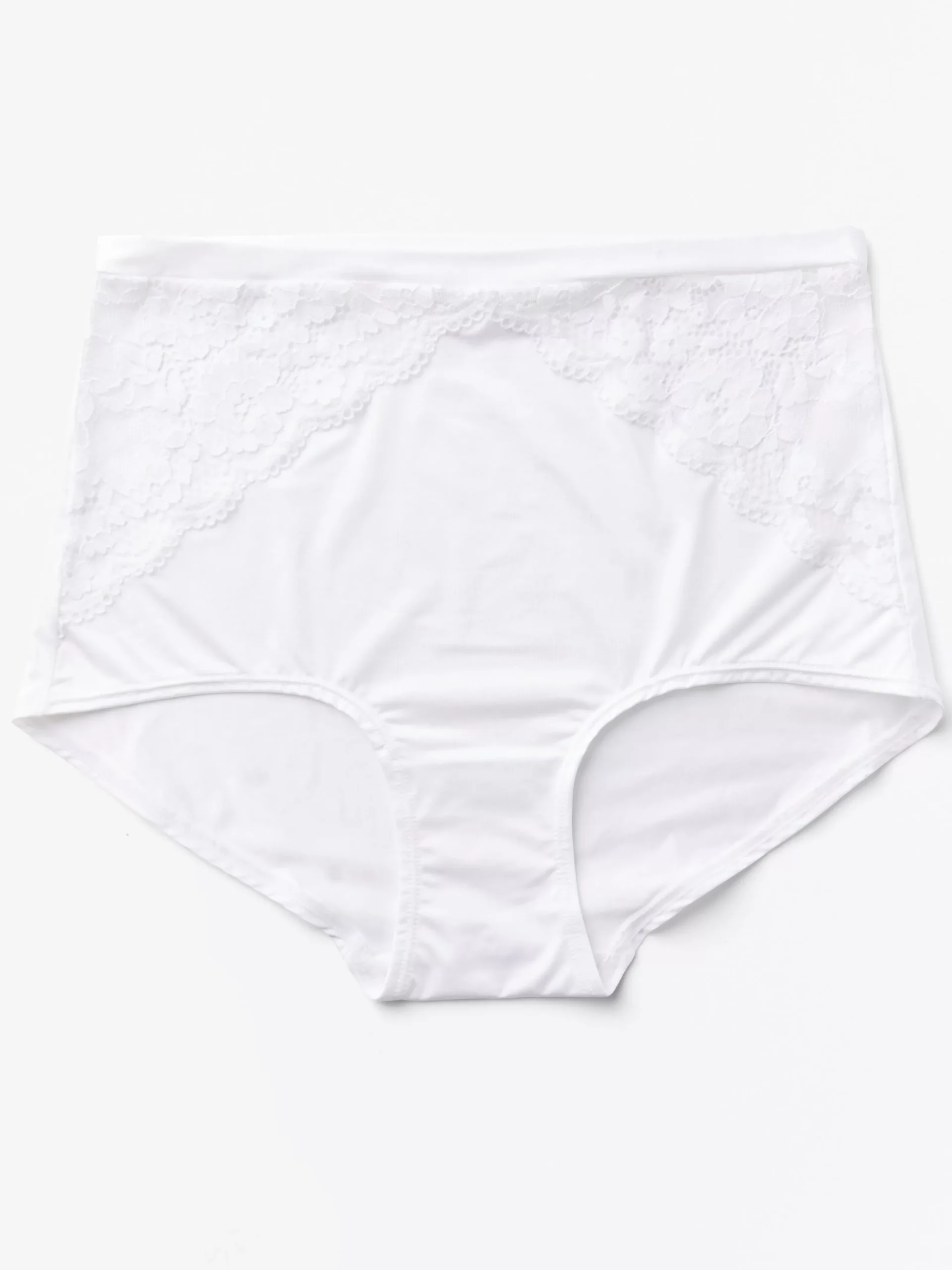 Trosor>Lindex High Waist Trosa Med Spets White