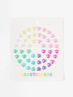 Accessoarer>Lindex Hjartformade Klisterorhangen Light Pink