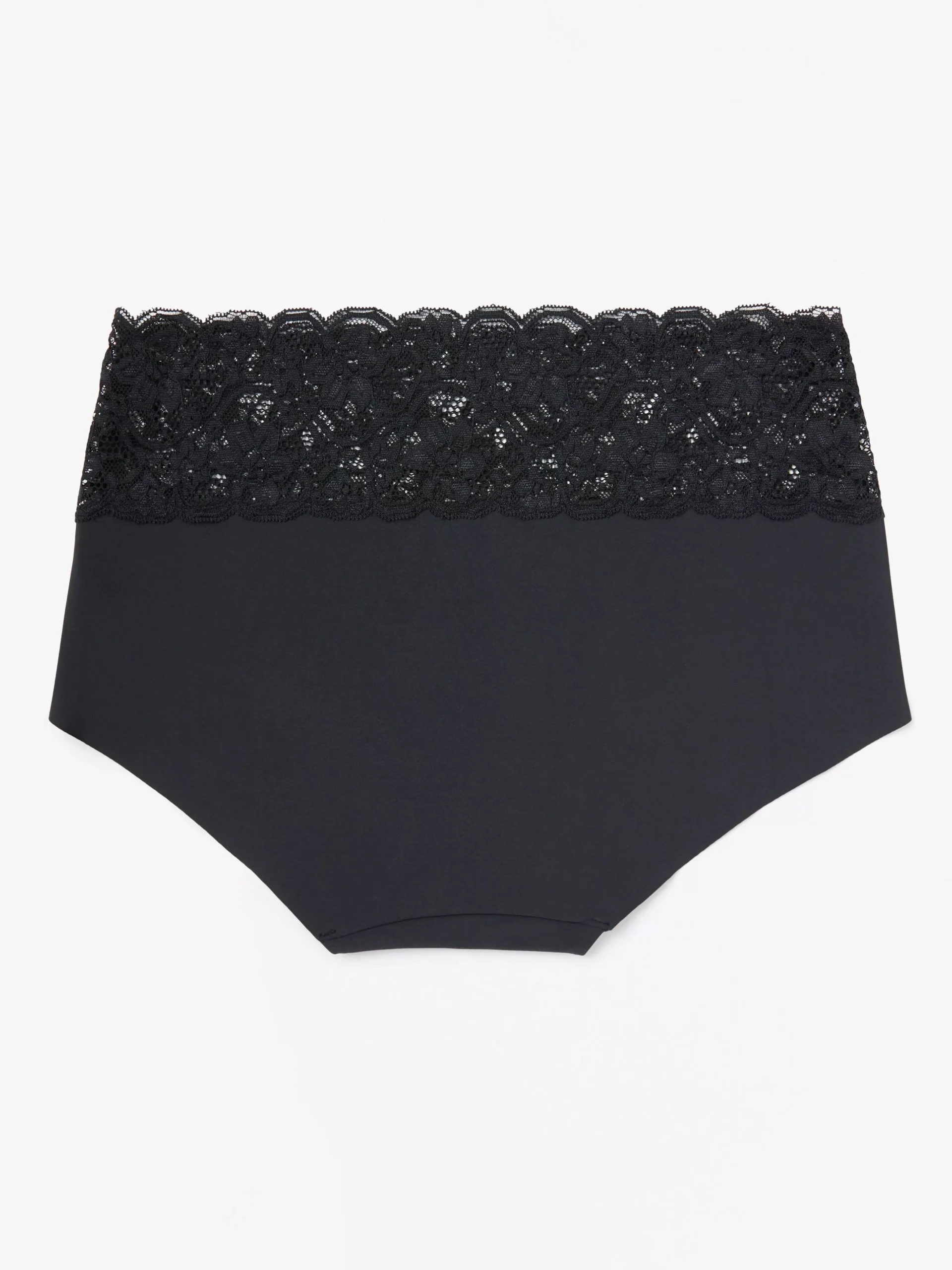 Trosor>Lindex Invisible Regular Waist Trosa Med Spets Black