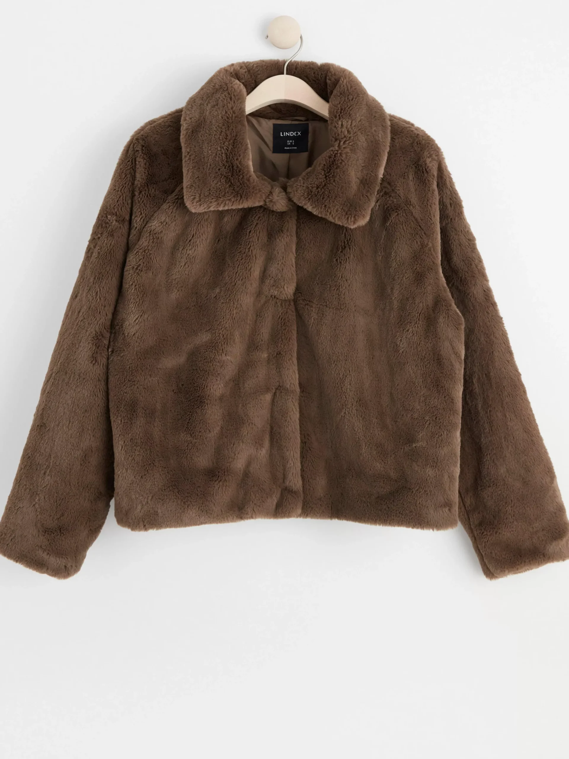 Ytterkläder>Lindex Jacka I Fuskpals Dusty Khaki