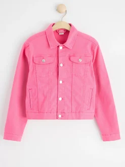 Ytterkläder>Lindex Jacka I Twill Pink
