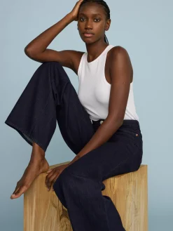 Jeans>Lindex Jackie Extra Vida High Waist Jeans Dark Denim