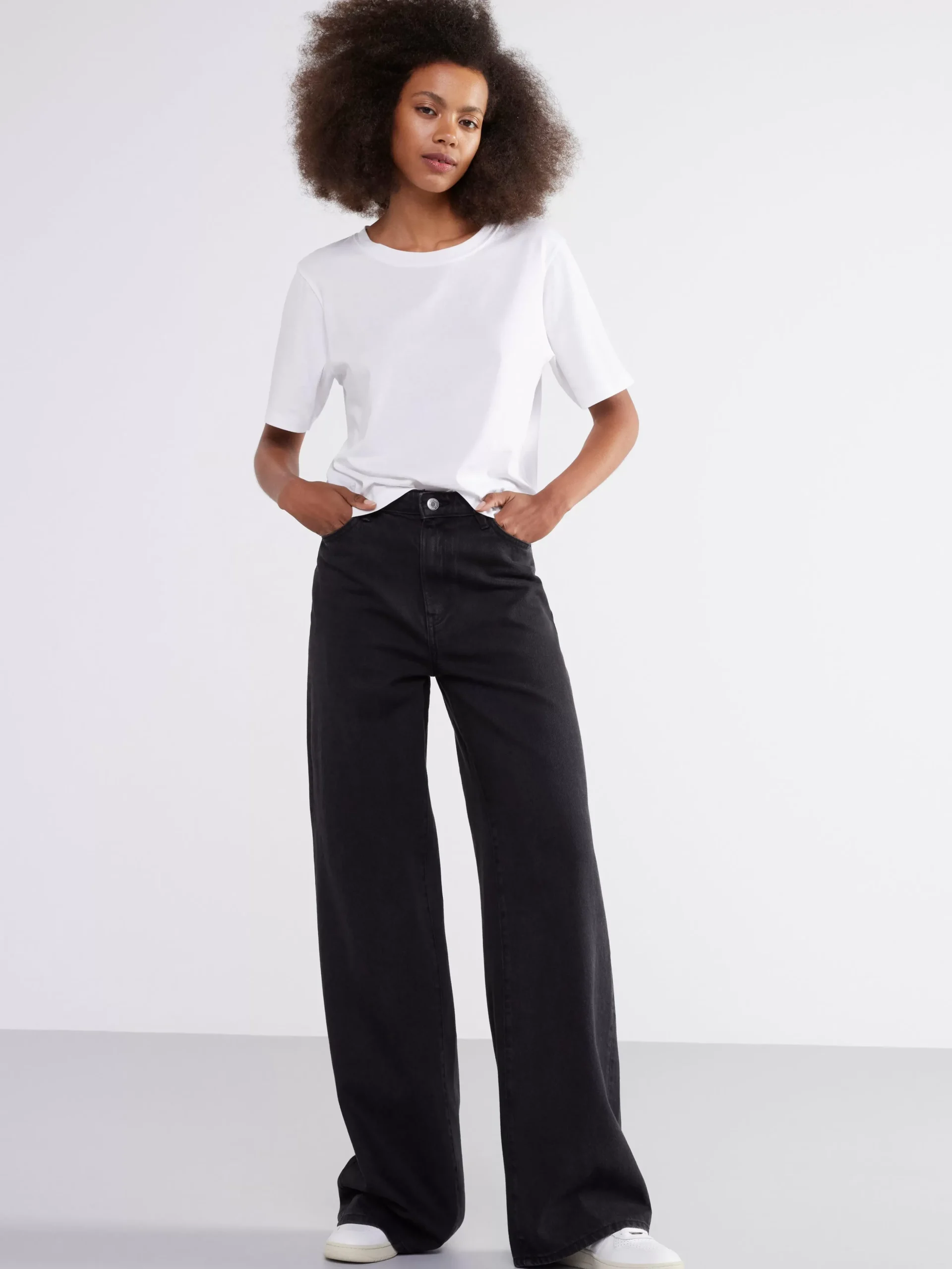 Jeans>Lindex Jackie Extra Vida High Waist Jeans Black