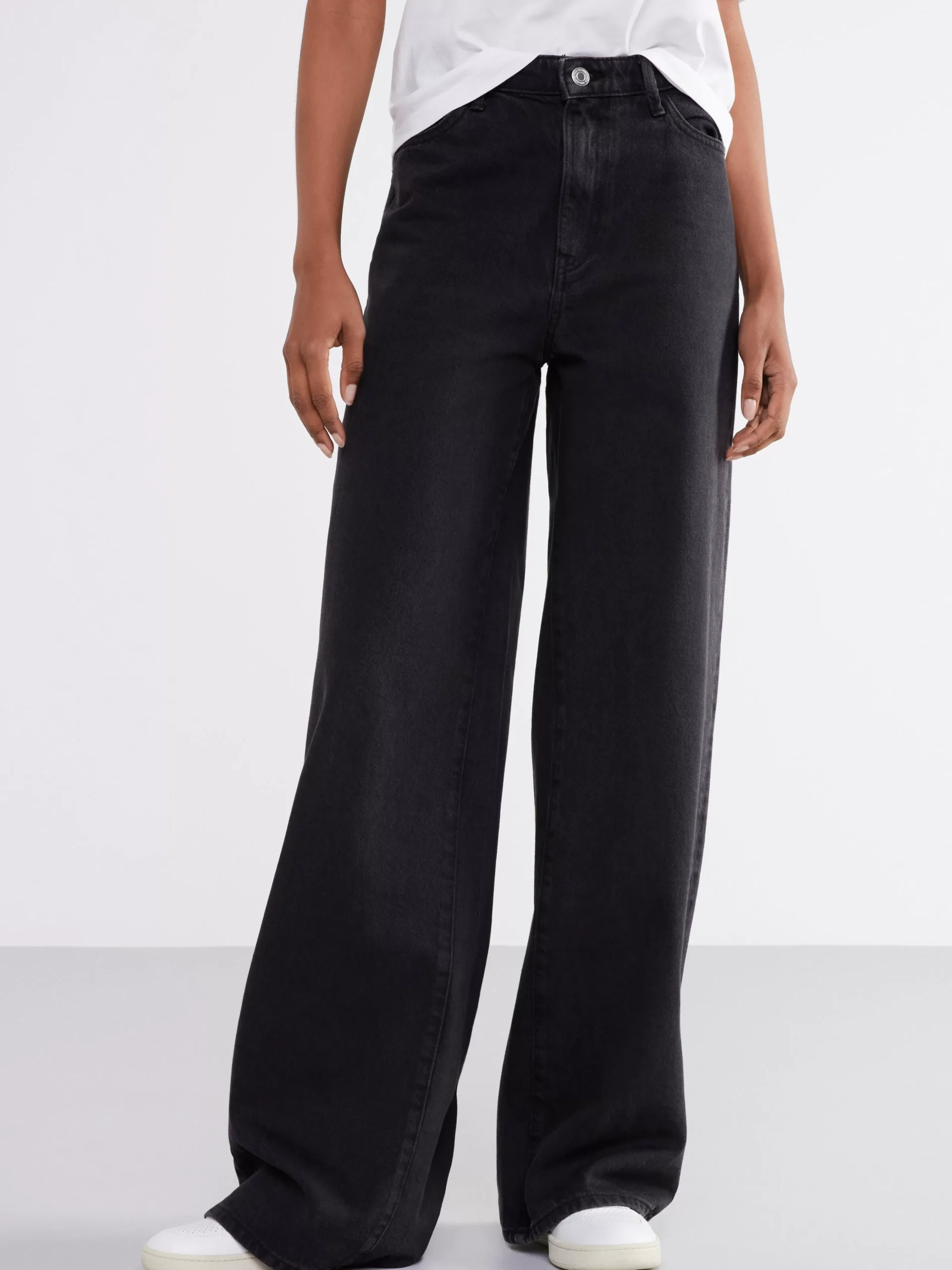 Jeans>Lindex Jackie Extra Vida High Waist Jeans Black