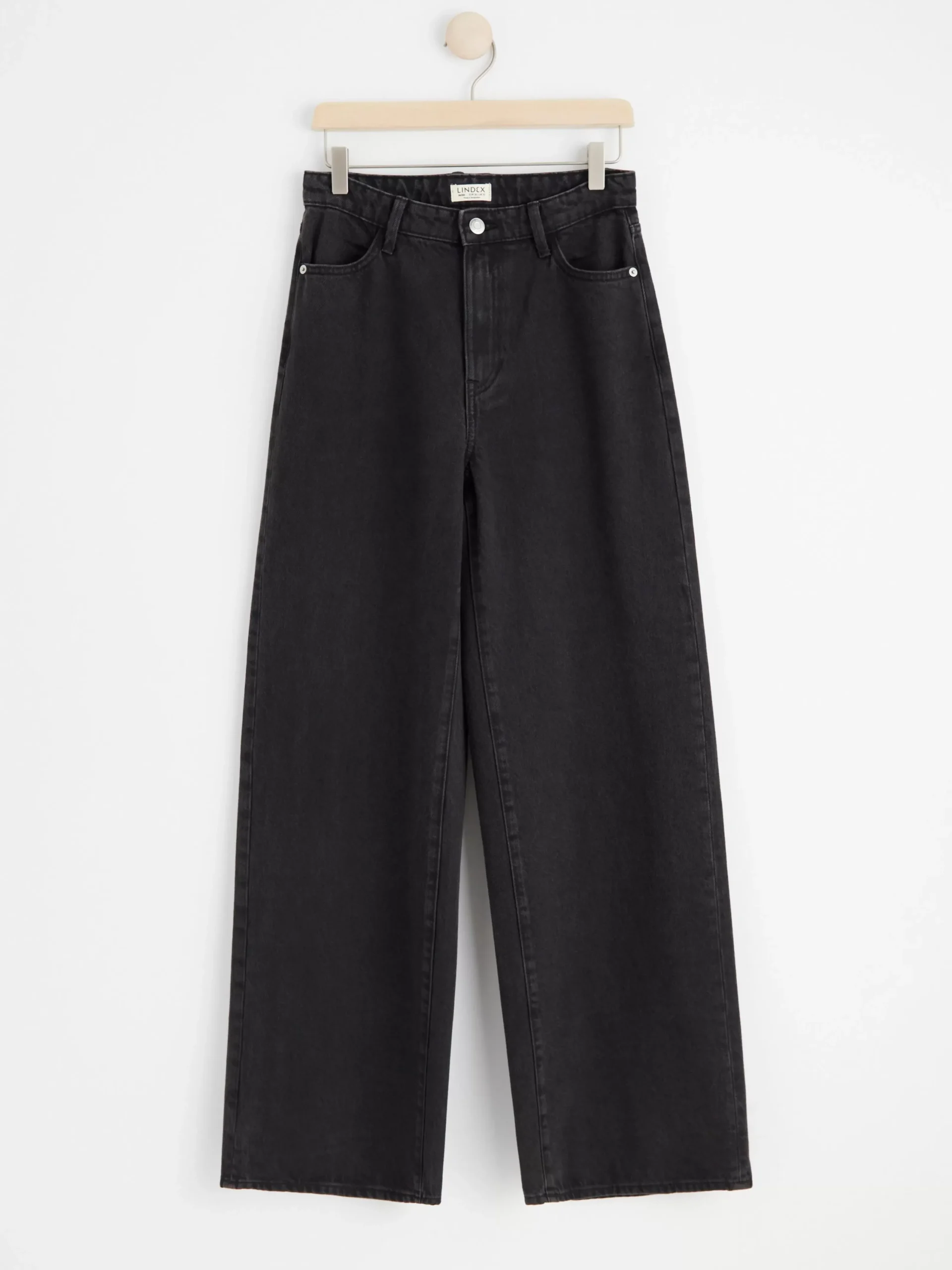 Jeans>Lindex Jackie Extra Vida High Waist Jeans Black
