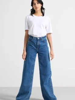 Jeans>Lindex Jackie Extra Vida High Waist Jeans Denim Blue