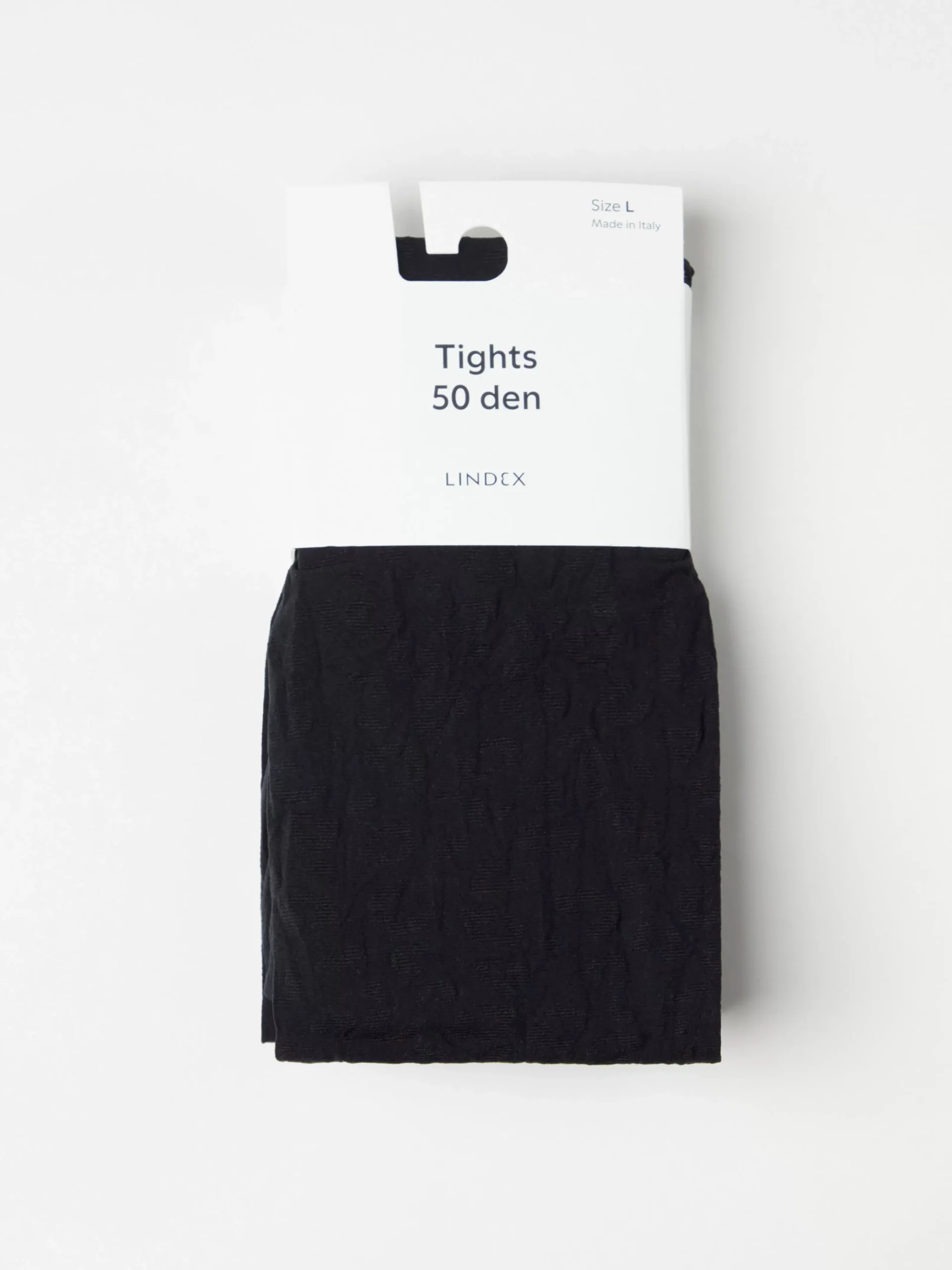 Strumpbyxor & Leggings>Lindex Jacquardmonstrad Strumpbyxa 50 Denier Black