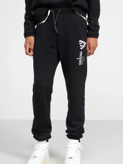 Byxor & Leggings>Lindex Joggingbyxor Med Borstad Insida Black