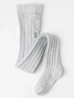 Underkläder>Lindex Kabelstickad Strumpbyxa Grey Melange