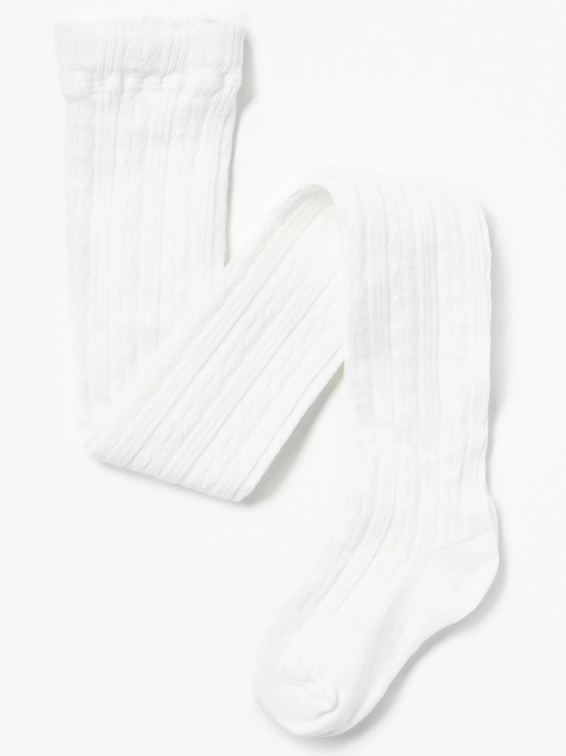 Underkläder>Lindex Kabelstickad Strumpbyxa Winter White