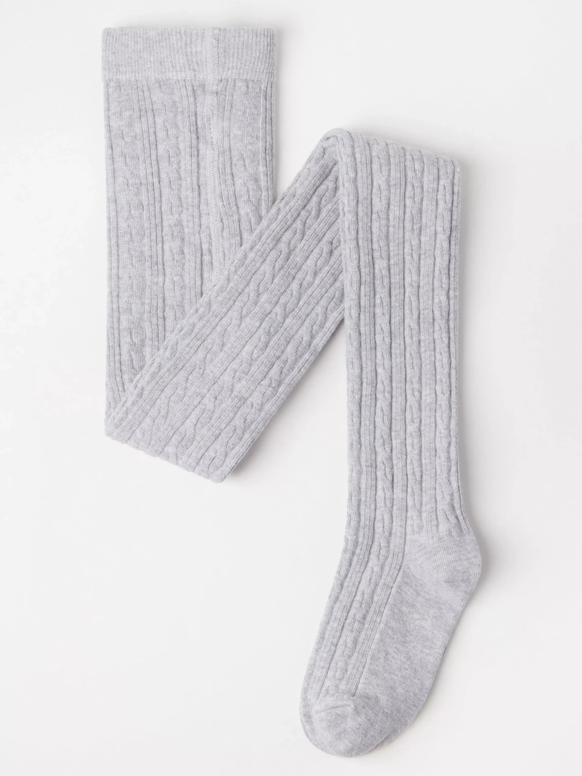 Underkläder>Lindex Kabelstickad Strumpbyxa Grey Melange