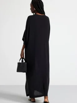 Klänningar>Lindex Kaftanklanning Black