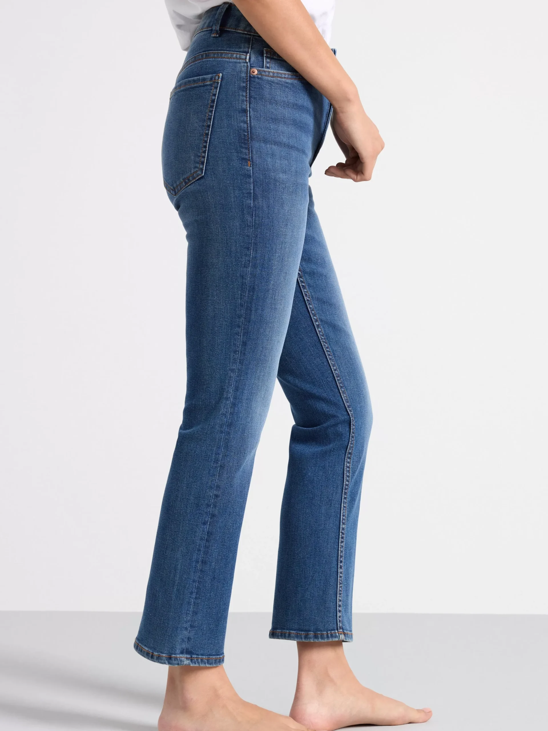 Jeans>Lindex Karen Utsvangda Croppade Jeans Denim Blue