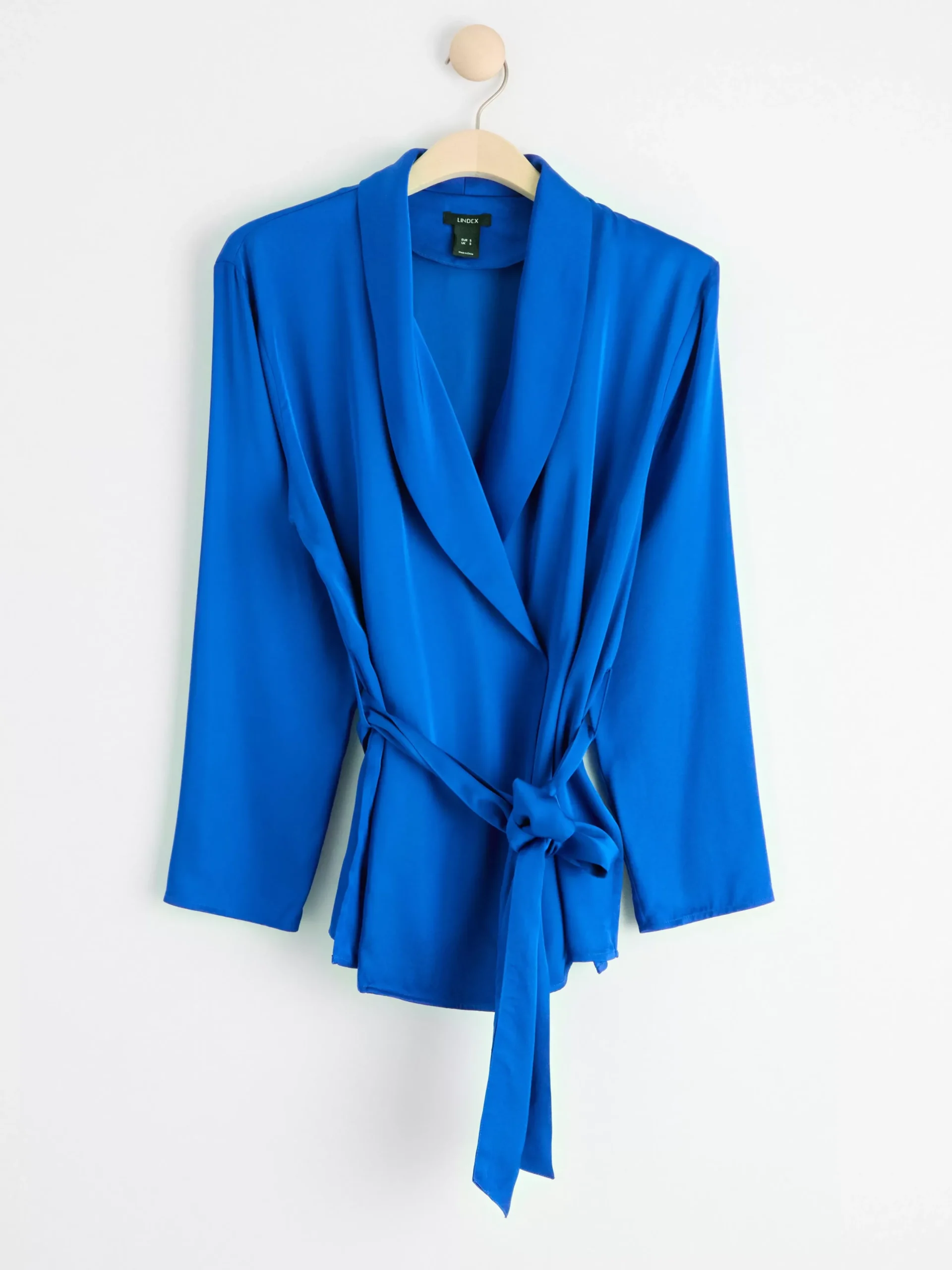 Kavajer>Lindex Kavaj Med Knytskarp Blue