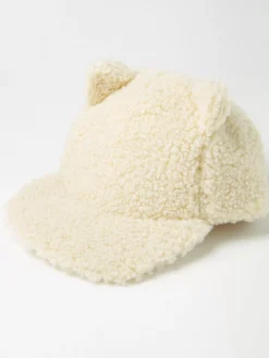 Accessoarer>Lindex Keps I Pile Med Oron Light Beige