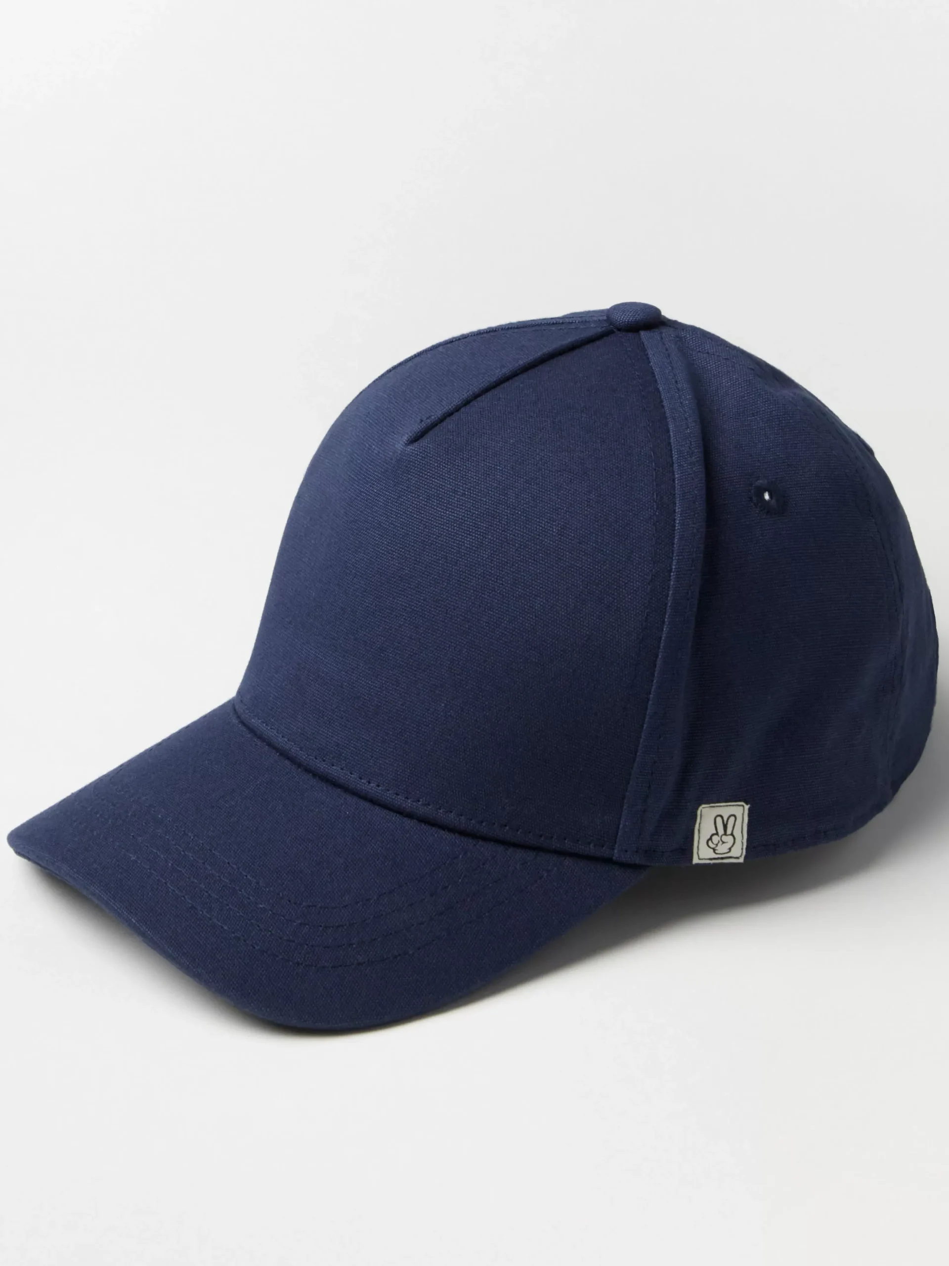 Accessoarer>Lindex Keps Med Rund Skarm Dark Blue