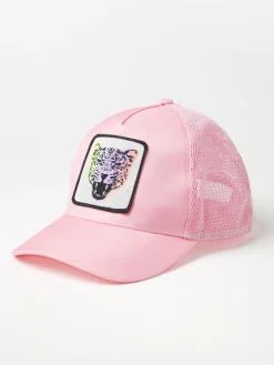 Accessoarer>Lindex Keps Med Rund Skarm Och Motiv Light Pink