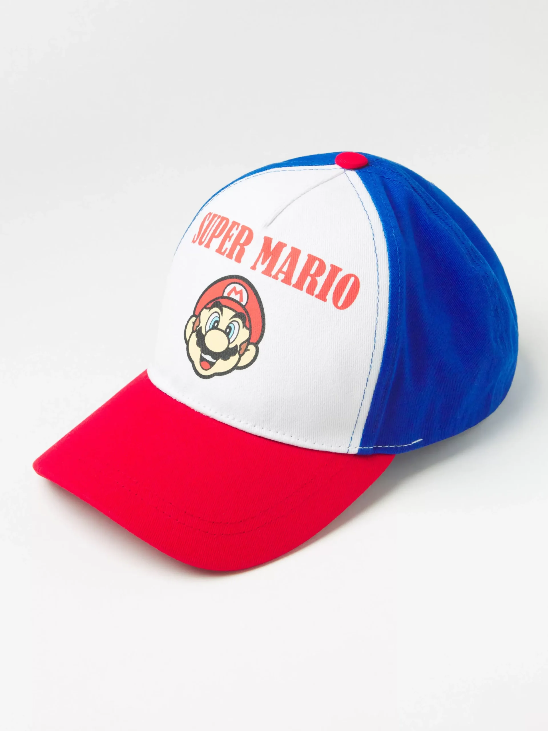 Accessoarer>Lindex Keps Med Rund Skarm Och Super Mario White