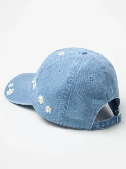 Accessoarer>Lindex Keps Med Rund Skarm Och Tusenskonor Denim
