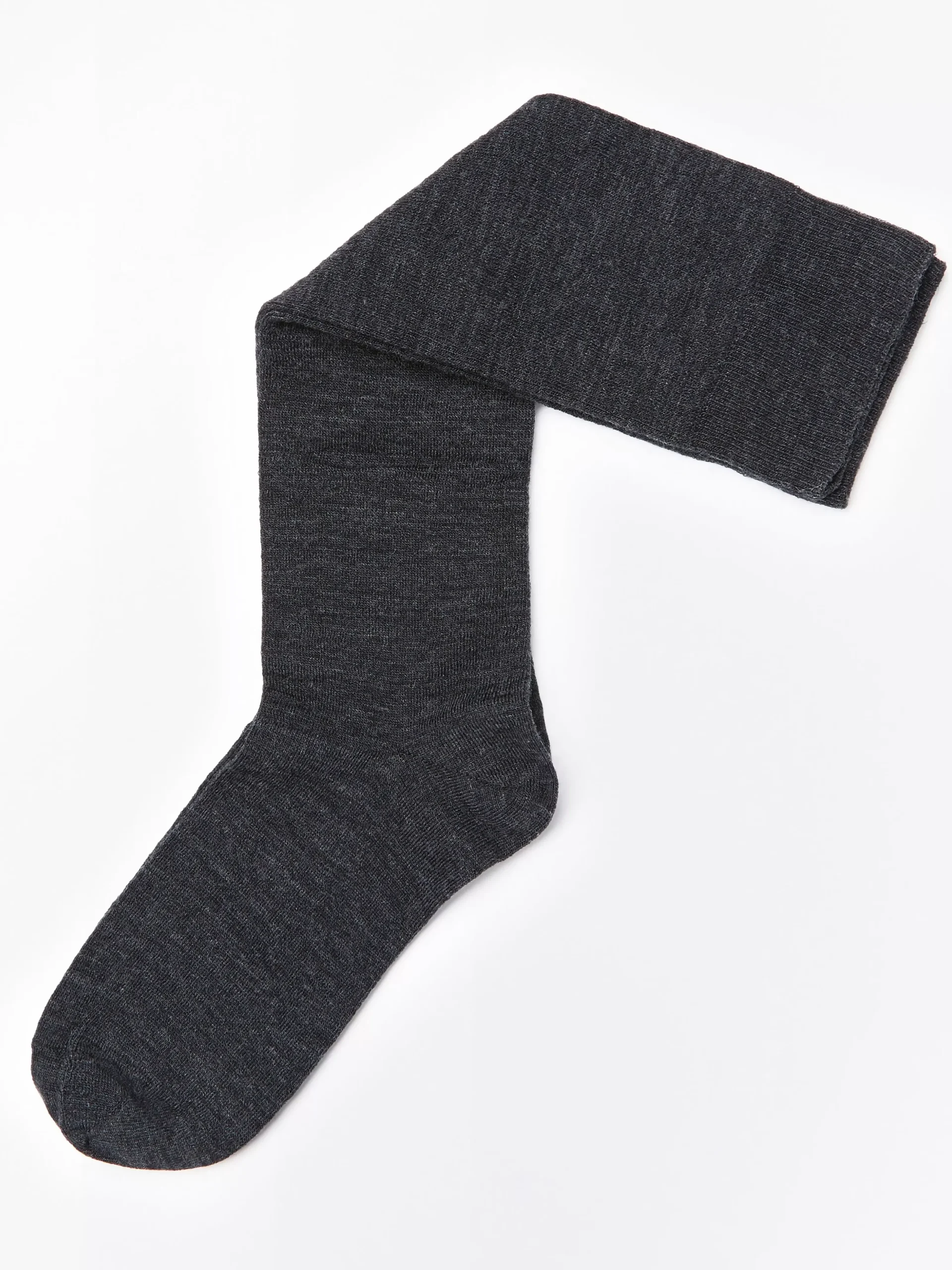 Strumpor>Lindex Knastrumpor I Ullblandning Offblack Melange