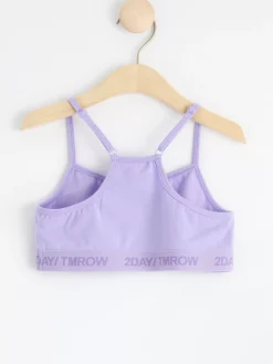 Underkläder>Lindex Kort Topp Med Brottarrygg Light Lilac