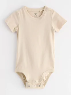 Bodies>Lindex Kortarmad Body Light Beige