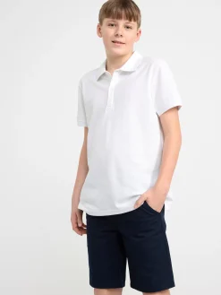 Toppar & T-Shirts>Lindex Kortarmad Piketroja White
