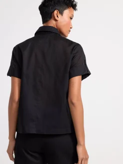 Blusar & Skjortor>Lindex Kortarmad Skjorta Black