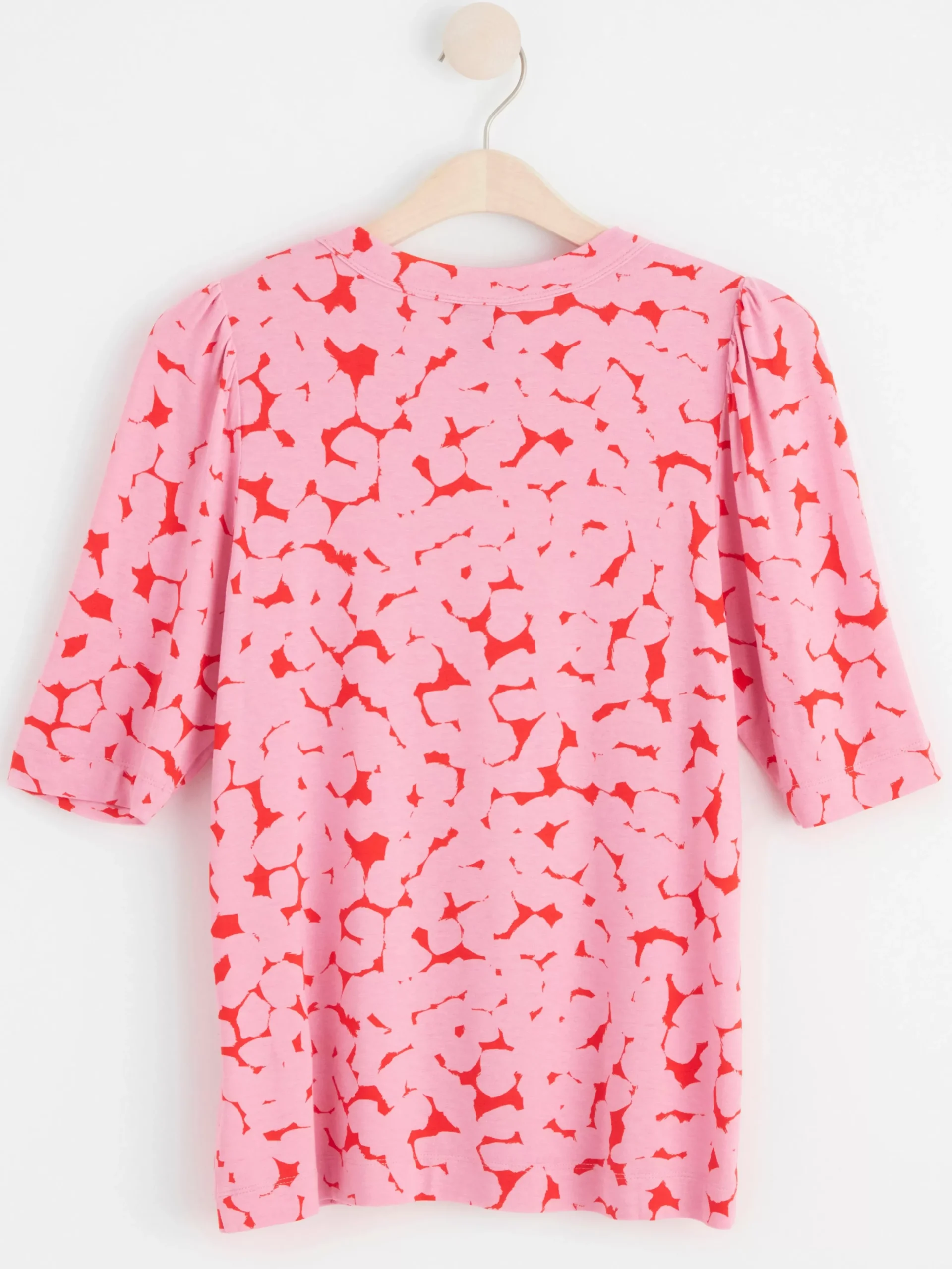 Toppar & T-Shirts>Lindex Kortarmad Topp Pink