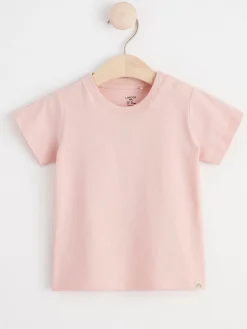 Toppar & T-Shirts>Lindex Kortarmad Topp Light Dusty Pink