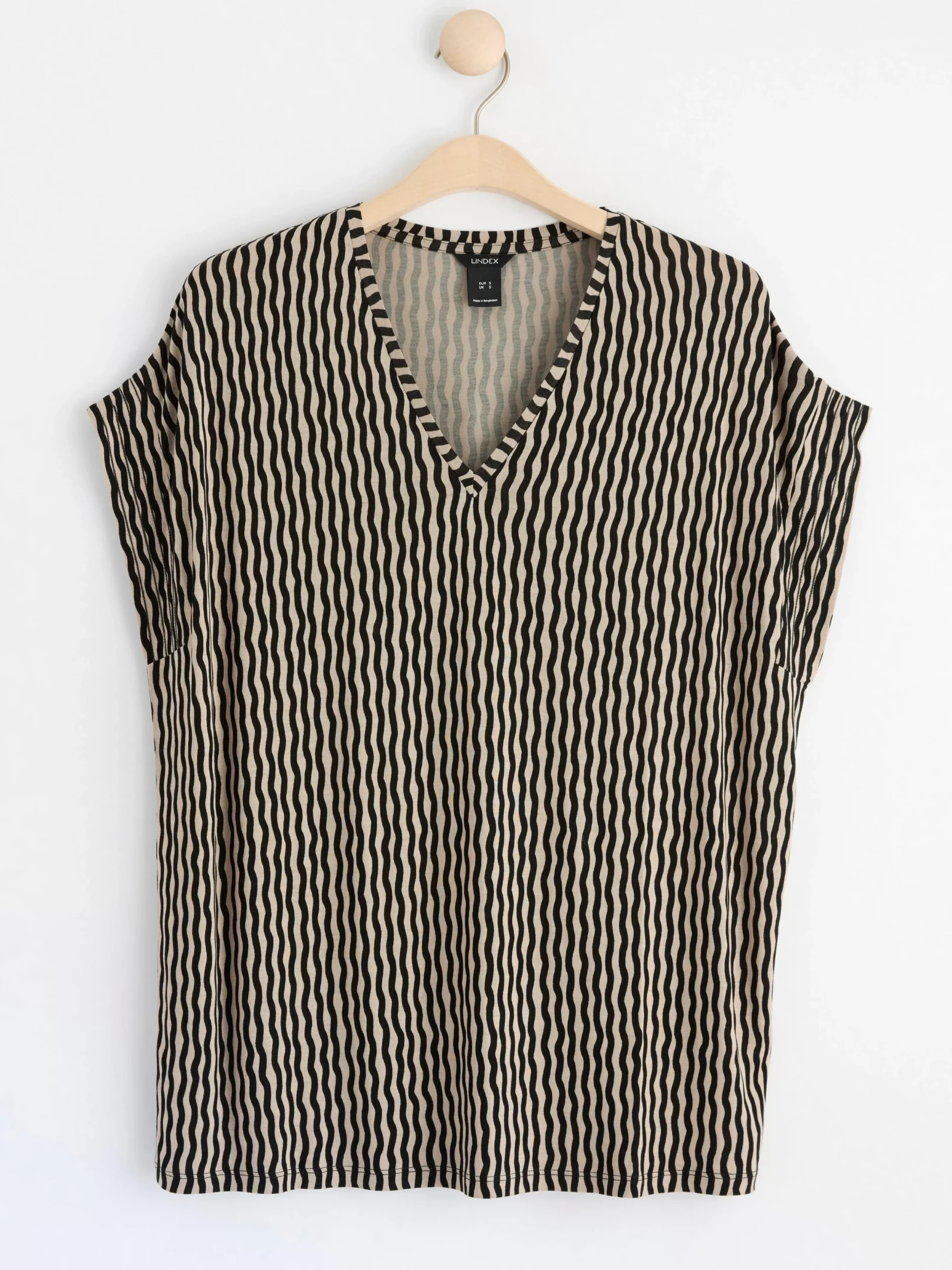 Toppar & T-Shirts>Lindex Kortarmad Topp Dusty Beige