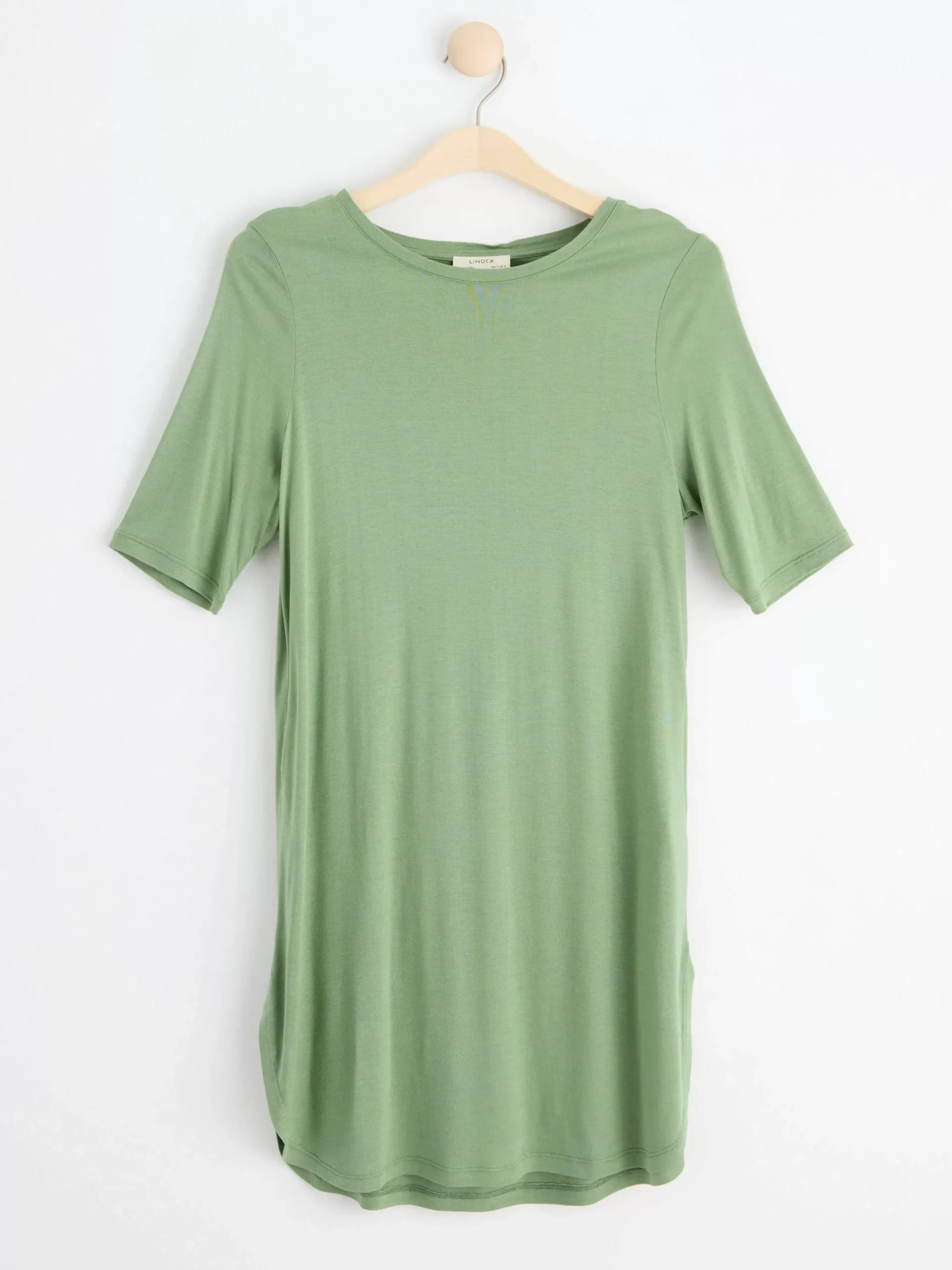 Toppar & T-Shirts>Lindex Kortarmad Topp Light Khaki