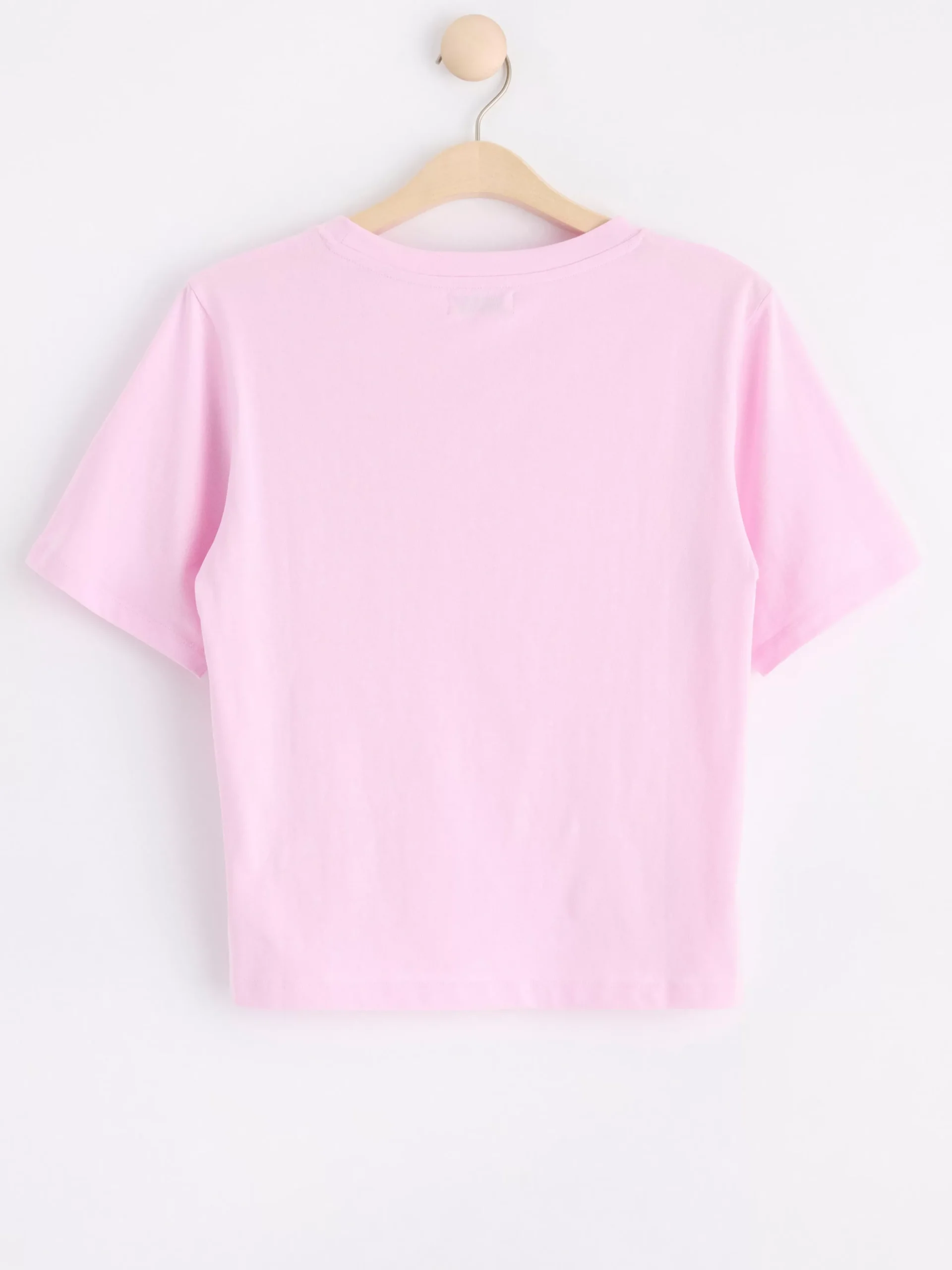 Toppar & T-Shirts>Lindex Kortarmad Topp Light Lilac