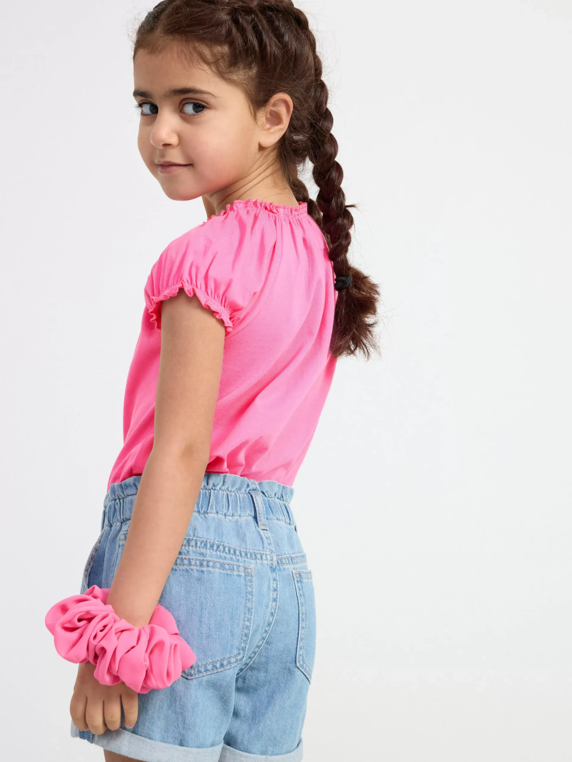 Toppar & T-Shirts>Lindex Kortarmad Topp Pink