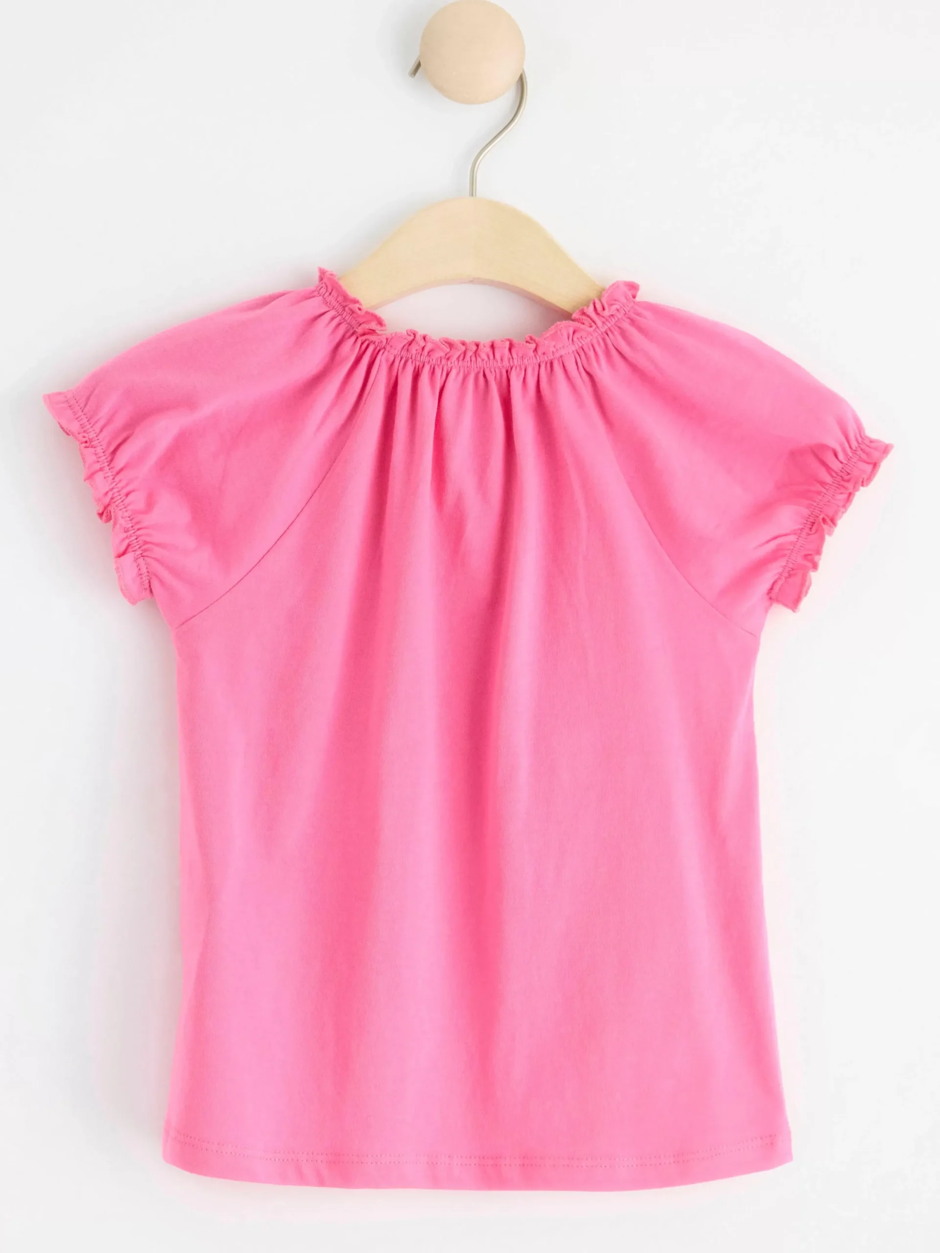 Toppar & T-Shirts>Lindex Kortarmad Topp Pink