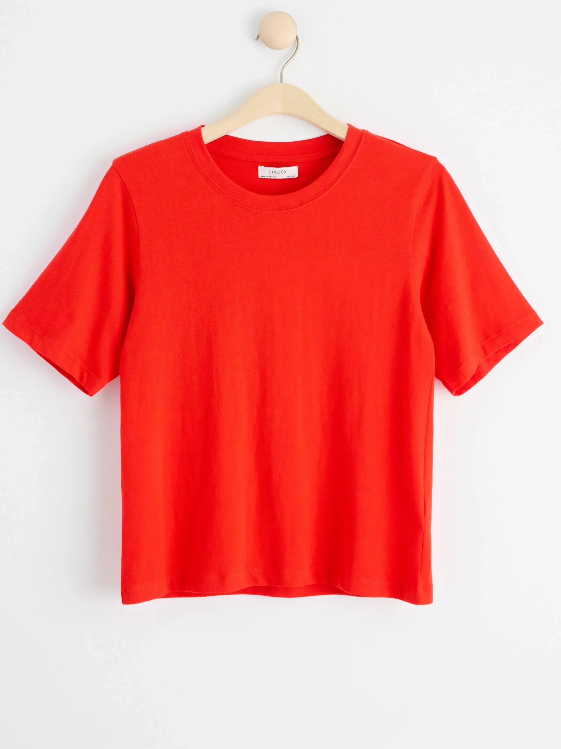 Toppar & T-Shirts>Lindex Kortarmad Topp Red