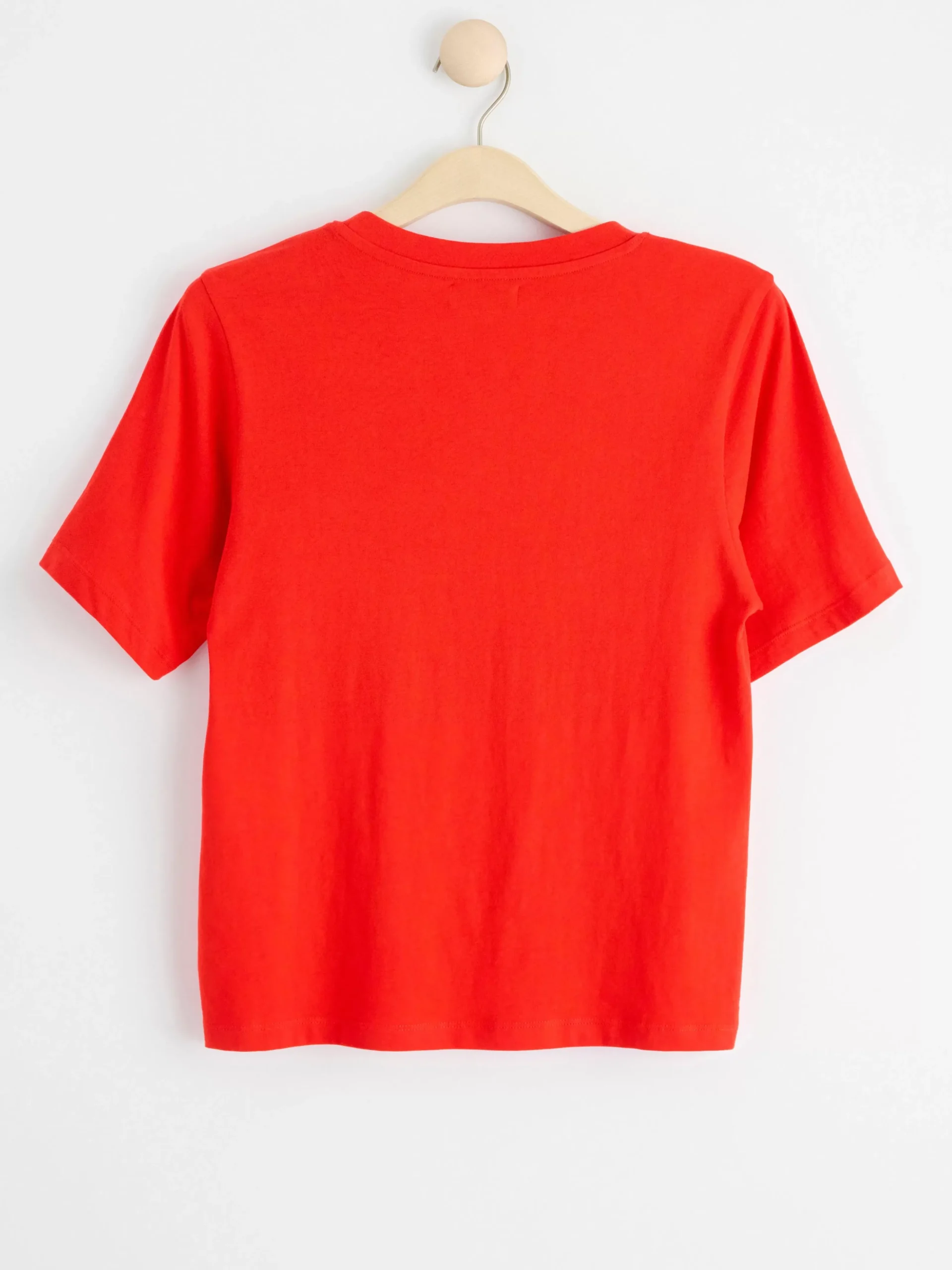Toppar & T-Shirts>Lindex Kortarmad Topp Red