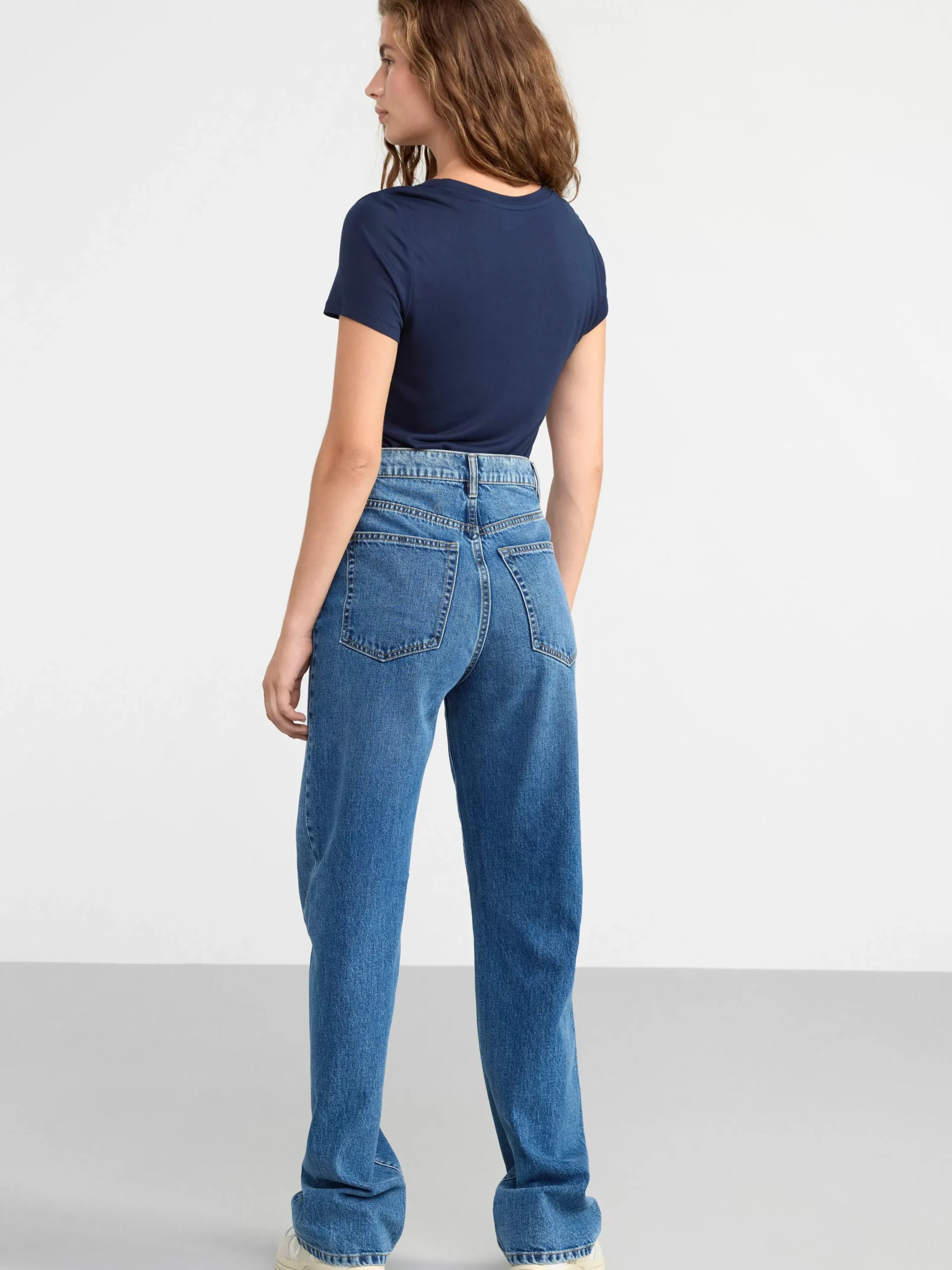 Toppar & T-Shirts>Lindex Kortarmad T-Shirt I Viskos Dark Dusty Blue